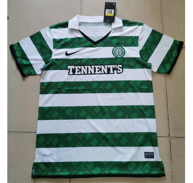 2010-12 Celtic Retro Home Kit Soccer Jersey